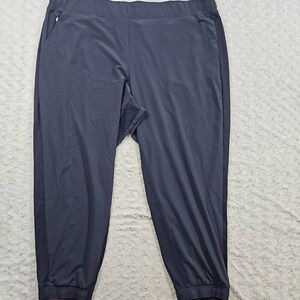 Athleta Womens Size 26 Brooklyn Jogger Blue Athleisure Yoga Lounge Everyday